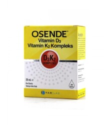 En uygun fiyatlarla Osende D3K2 Complex Damla 20 ML