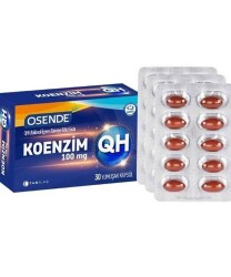 En uygun fiyatlarla Osende Koenzim QH Ubikinol 100 Mg 30 Kapsül