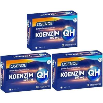 Tab Osende Koenzim Qh Ubikonol 100 Mg 30 Kapsül x 3 Adet