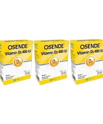 Tab Osende Vitamin D3 400 IU Sprey 20 ML x 3 Adet