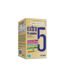 En uygun fiyatlarla Tabvitamins Extra5 Magnesium 60 Kapsül
