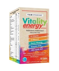 En uygun fiyatlarla Tabvitamins Vitality Energy 60 Tablet