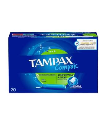 Tampax Compak Tampon Super 20 li