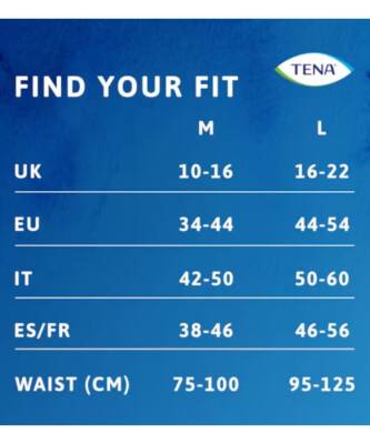 Tena Silhouette Plus Kadınlara Özel Yüksek Bel Emici Külot Siyah Medium 9 lu