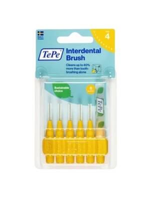 Tepe Blister Arayüz Fırçası 0.7 mm Sarı 6'lı