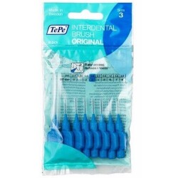 En uygun fiyatlarla Tepe İnterdental Brush Orginal Diş Arasi Firçasi Mavi 0,6 Mm 8'li Paket Size 