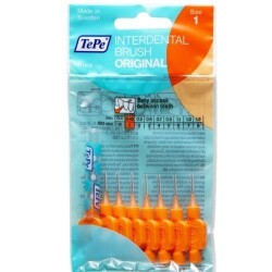 En uygun fiyatlarla Tepe İnterdental Brush Orginal Diş Arasi Firçasi Turuncu 0,45 Mm 8'li Paket Size 
