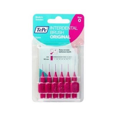 Tepe İnterdental Brush Orginal T180 Blister Arayüz Firçasi Pembe 0,4 Mm 6'li Paket Size 