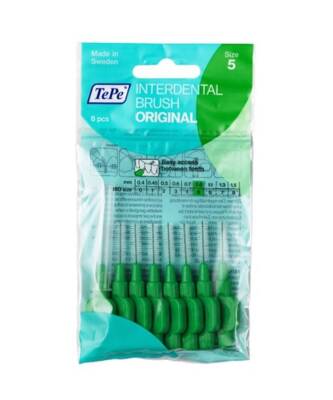 Tepe Interdental Brush Orginial Diş Arası Fırçası Yeşil 0,8 Mm 6'lı Paket Size ''5''