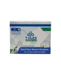 Tules Gaz Kompres 7,5x7,5 5'li 20 Paket