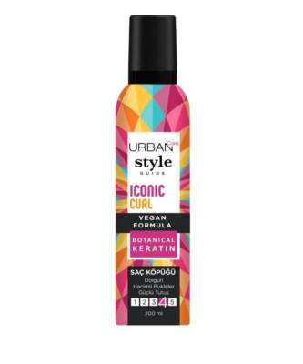 Urban Care Iconic Curl Dolgun Hacimli Bukleler İçin Saç Köpüğü 200 ML