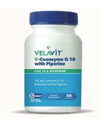 Velavit V- Coenzyme Q10 With Piperine 30 Kapsül