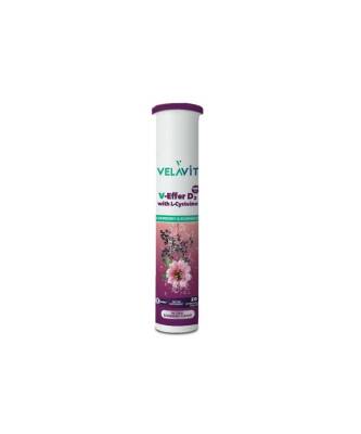 Velavit V-Effer D3 with L-Cysteine 20 Efervesan Tablet