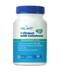 En uygun fiyatlarla Velavit V-Firstect With Colostrum 30 Kapsül