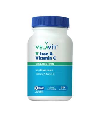 Velavit V-Iron & Vitamin C 30 Tablet - 1