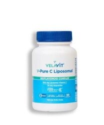 En uygun fiyatlarla Velavit V-Pure C Liposomal Bioflavonoid Complex 30 Kapsül