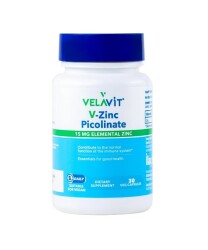 Velavit V-Zinc Picolinate 30 Kapsül