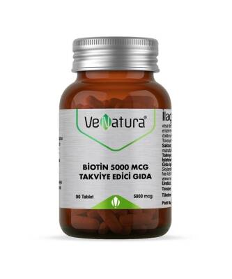Venatura Biotin 5000 Mcg 90 Tablet