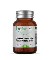 Venatura Çinko L-Karnosin 60 Kapsül - VeNatura