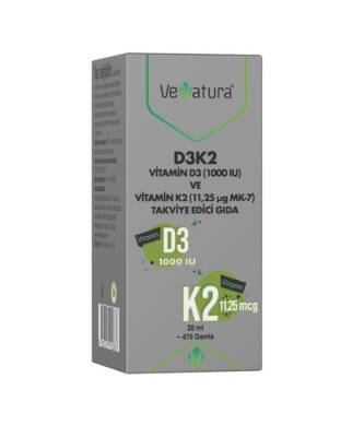 Venatura D3K2 (11,25 mcg MK-7) 20 ml