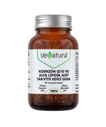 Venatura Koenzim Q10 Alfa Lipoik Asit 60 Kapsül - VeNatura | EvdekiEczanem