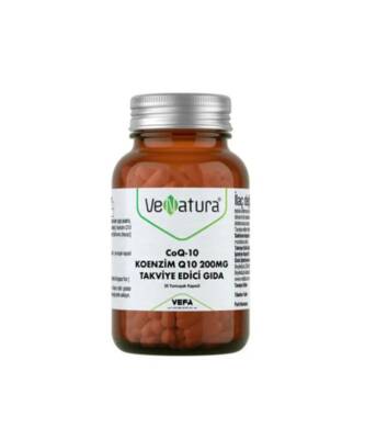 Venatura Koenzim Q10 Ubikinon 200 mg 30 Kapsül