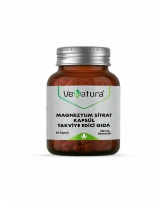 Venatura Magnezyum Sitrat 60 Kapsül