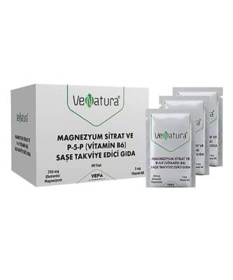 Venatura Magnezyum Sitrat ve P-5-P 60 Saşe - 1