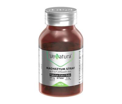 Venatura Magnezyum Sitrat ve P5P Vitamin B6 60 Tablet