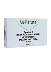 En uygun fiyatlarla Venatura Sambu-C Kara Mürver Ekstresi Ve Vitamin C 20 Kapsül