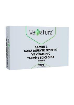 Venatura Sambu-C Kara Mürver Ekstresi Ve Vitamin C 20 Kapsül