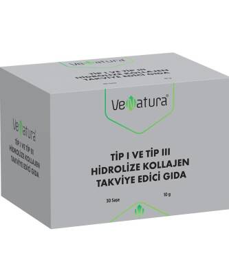Venatura Tip 1 ve Tip 3 Hidrolize Kollajen 30 Saşe