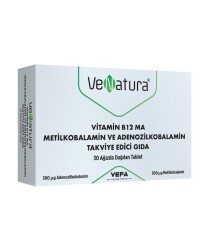 Venatura Vitamin B12 MA Metilkobalamin ve Adenozilkobalamin 30 Tablet