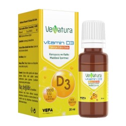 Venatura Vitamin D3 1000 İu Takviye Edici Gida 20 ML Damla