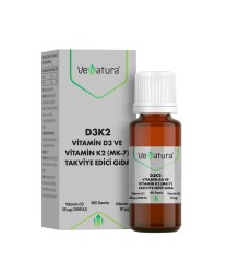 En uygun fiyatlarla Venatura Vitamin D3K2 ( MK- 7 ) 20 ML