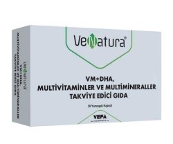 Venatura VM+ DHA Multivitaminler ve Multimineraller 30 Yumuşak Kapsül