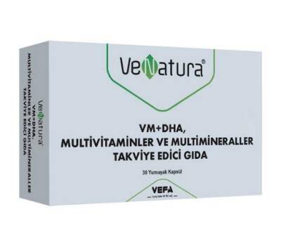 Venatura VM+ DHA Multivitaminler ve Multimineraller 30 Yumuşak Kapsül