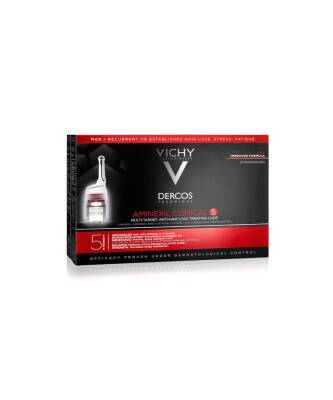 Vichy Dercos Aminexil Clinical 5 21x6 ML Serum Erkekler İçin