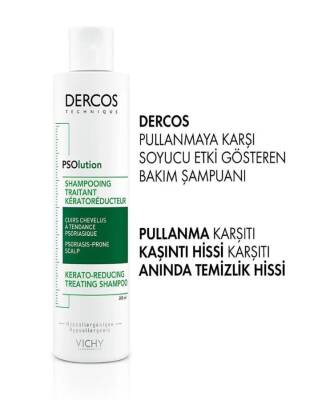 Vichy Dercos Psolution Pullanmaya Karşı Bakım Şampuanı 200 ML
