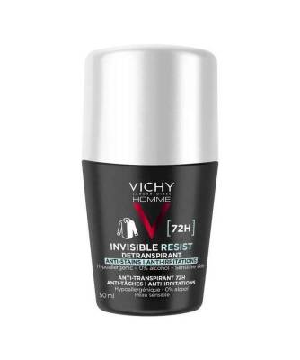 Vichy Homme Invisible Resist Erkekler İçin Terleme Karşıtı Roll-On 50 ML