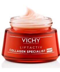 Vichy Liftactiv Collegen Specialist Night - Yaşlanma Karşıtı Gece Bakım Kremi 50 ML