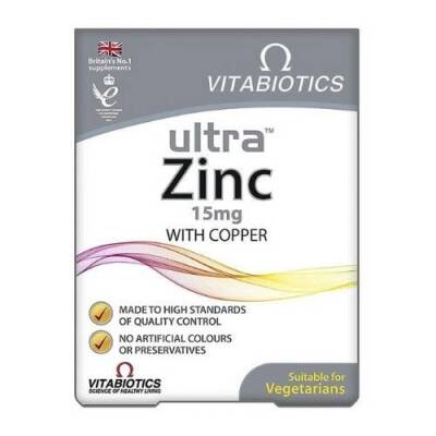 Vitabiotics Ultra Zinc 15 Mg 60 Tablet