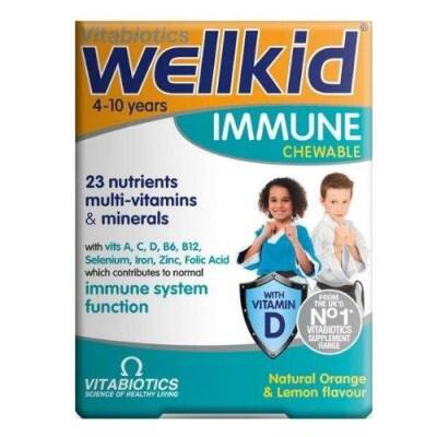 Vitabiotics Wellkid İmmune Multivitamin 30 Cigneme Tableti