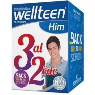 Vitabiotics Wellteen Him 3 Al 2 Öde Avantaj Paket