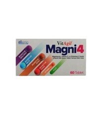 Vitagil Magni4 Magnezyum Vitamin D3 P5P 60 Tablet