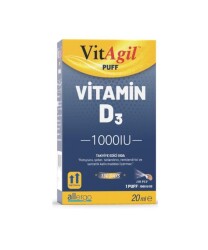 En uygun fiyatlarla Vitagil Puff Vitamin D3 1000 IU 20 ML