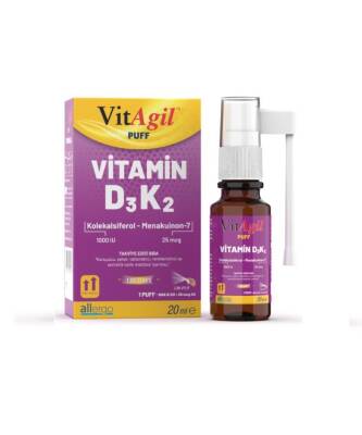 Vitagil Puff Vitamin D3K2 Sprey 20 ML