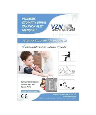 VZN Pediatrik Otomatik Dijital Tansiyon Aleti Manşonu 10-19 CM