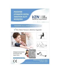 VZN Pediatrik Otomatik Dijital Tansiyon Aleti Manşonu 10-19 CM