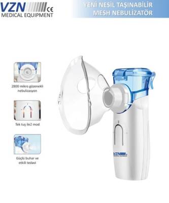VZN Yeni Nesil Şarjlı Taşınabilir Mesh Nebulizatör YS35